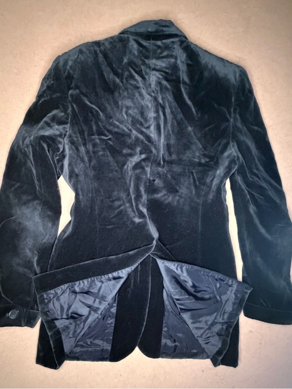 Lauren Ralph Lauren Black Velvet Tailored Blazer size 4 - Picture 6 of 9